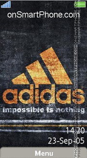 Adidas 50 Theme-Screenshot