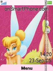 Pink Tinkerbell New theme screenshot