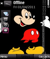 Micky mouse es el tema de pantalla