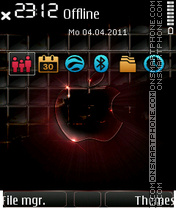 Apple fire tema screenshot