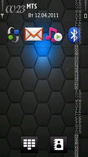 Скриншот темы Android Htc 3d
