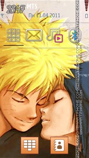 Capture d'écran Naruto And Hinata 02 thème
