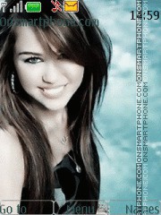 Miley Cyrus 02 theme screenshot