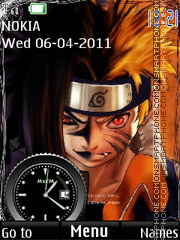 Naruto and Saske theme screenshot