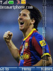 Скриншот темы Messi 07