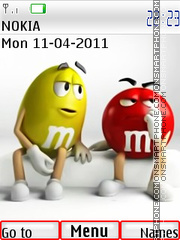 M And Ms 01 tema screenshot
