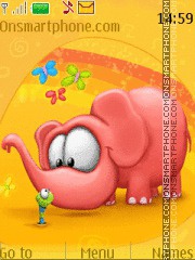 Baby elephant tema screenshot