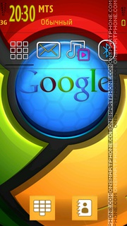 Google chrome 01 tema screenshot