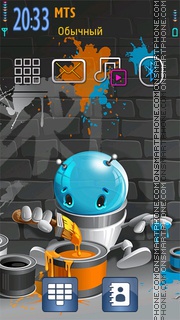 Graffiti 14 tema screenshot