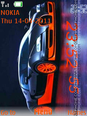Capture d'écran Bugatti Veyron Super 01 thème