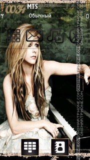 Avril Lavigne 13 Theme-Screenshot