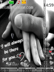 l will always be there for You theme screenshot