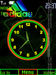 Adidas Clock tema screenshot