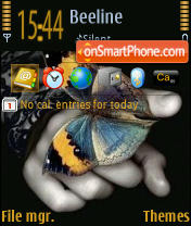 Butterfly 01 theme screenshot