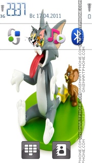 Tom And Jerry Icons 01 tema screenshot