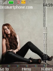 Скриншот темы Miley Cyrus 03