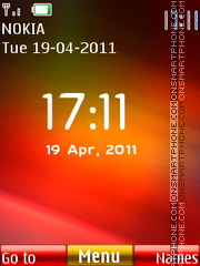 Android Colors Clock es el tema de pantalla