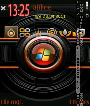 3d Window tema screenshot