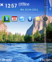 Paradise 07 tema screenshot