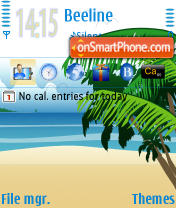 Beach 02 theme screenshot