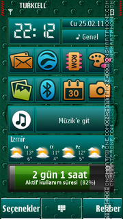 Fleur tema screenshot