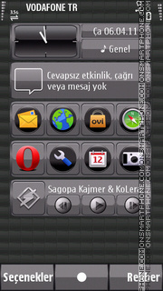 Glossy tema screenshot