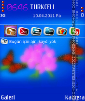 Butterfly theme screenshot