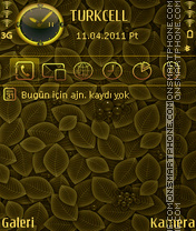 Gold Cherries tema screenshot