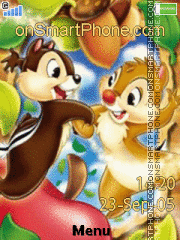 Скриншот темы Chip And Dale 02