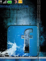 Water Facebook es el tema de pantalla