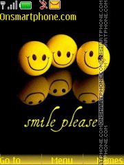 Smile Please tema screenshot