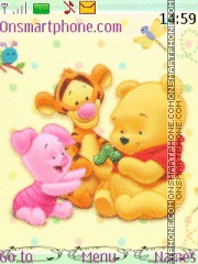 Cute Pooh 02 tema screenshot