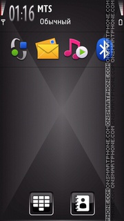 Black Diamond 01 tema screenshot