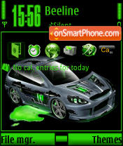 Alien Tunning tema screenshot