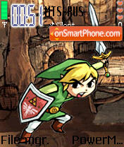 Скриншот темы Zelda Wind Waker