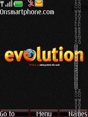 Mozilla Firefox Evolution tema screenshot