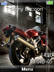 Cool Bike 01 tema screenshot