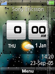 Htc Clock 01 theme screenshot