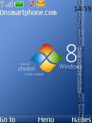 Windows Blue 01 es el tema de pantalla