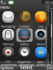 I Phone Freak tema screenshot