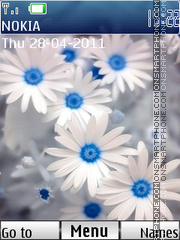 3d Flowers theme screenshot