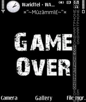 Game Over 06 tema screenshot