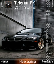 Neon Bmw M3 tema screenshot