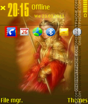 Samurai 04 theme screenshot
