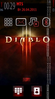 Diablo 04 tema screenshot