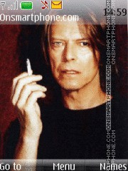 Capture d'écran David Bowie thème