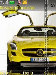 Скриншот темы Mercedes SLS AMG E-cell