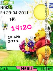 Winnie The Pooh 16 es el tema de pantalla