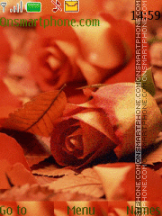 Autumn Rose tema screenshot