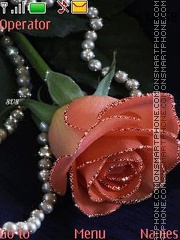 Roses and pearls anim es el tema de pantalla